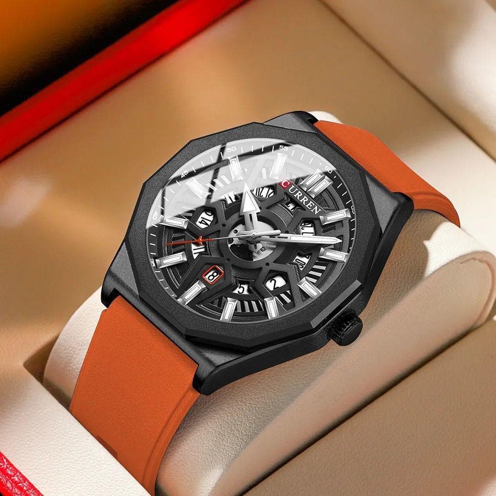 CURREN RUBBER WRISTWATCH