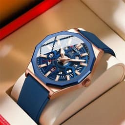 CURREN RUBBER WRISTWATCH